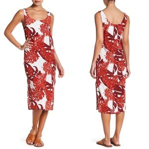 MIKOH Waikoloa Silk Dress - Vintage Tahiti Lehua